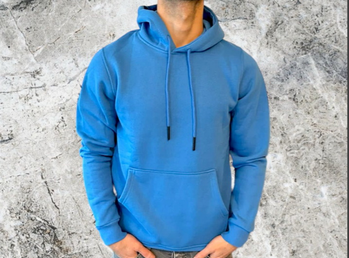 Basic Hoodie Babyblau