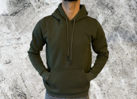 Basic Hoodie Khakigrün