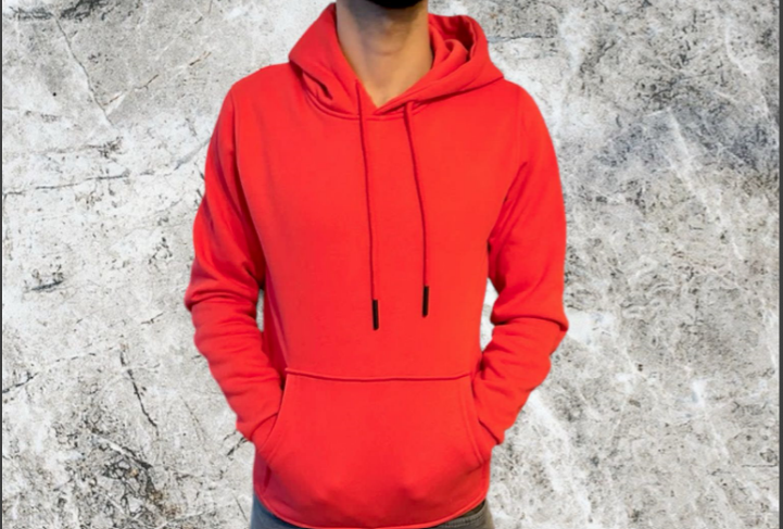 Basic Hoodie Hellrot