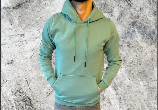 Basic Hoodie Türkis